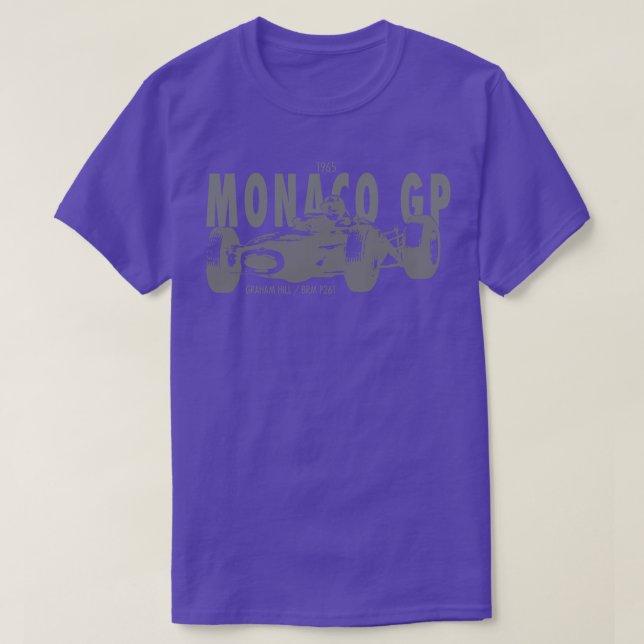 1965 Monaco GP Graham Backe T Shirt (Design framsida)