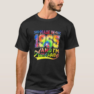 1965 och jag är Fantastisk Färg Spectrum Birthd T Shirt