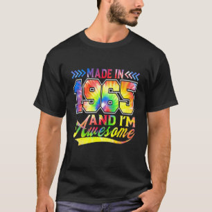 1965 och jag är Fantastisk Färg Spectrum Birthd T Shirt