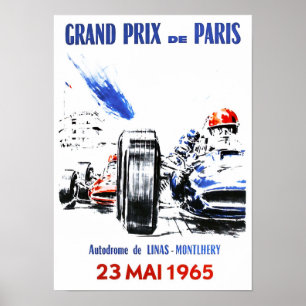 1965 Paris Grand Prix-Poster Poster