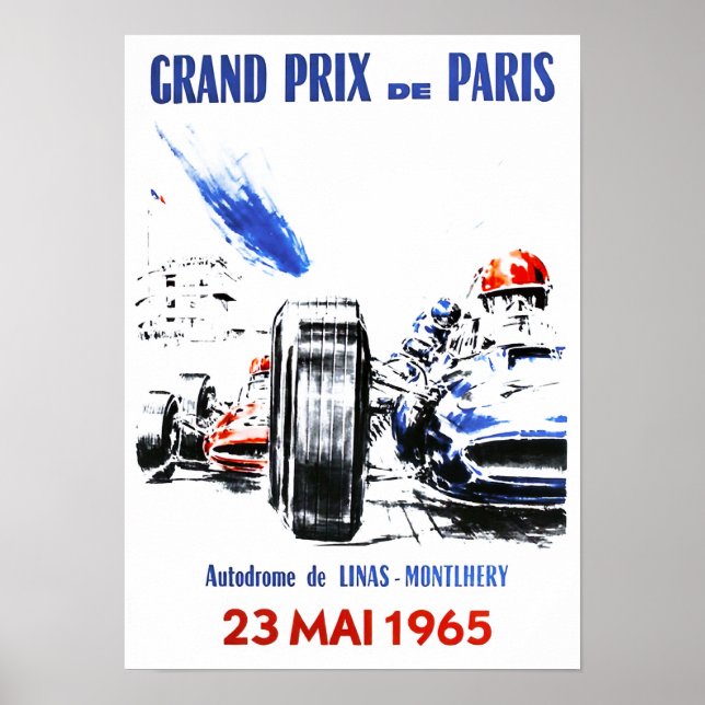 1965 Paris Grand Prix-Poster Poster (Framsidan)
