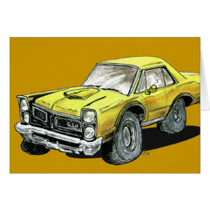 1965 Pontiac GTO Hälsningskort