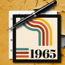 1965 Retro Rand Vintage affisch