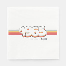 1965 The birth of legends Pappersservett