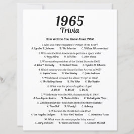 1965 Trivia-spel
