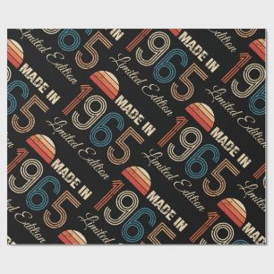 1965 Vintage 60:e födelsedagen Presentpapper