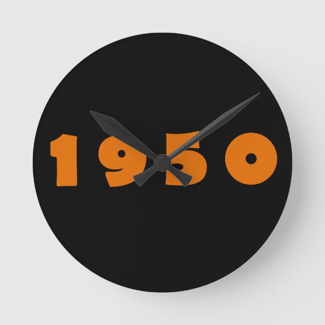 1965 vintage rund klocka (Framsida)