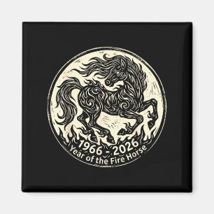 1966 2026 år för eldens häst kinesiska zodiaken196 magnet