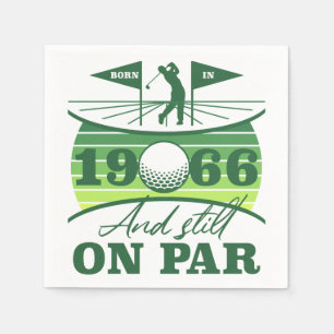 1966 60-årsdag Golfälskare Pappersservett