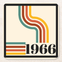 1966 60-årsfirande Retro-rand Vintage 