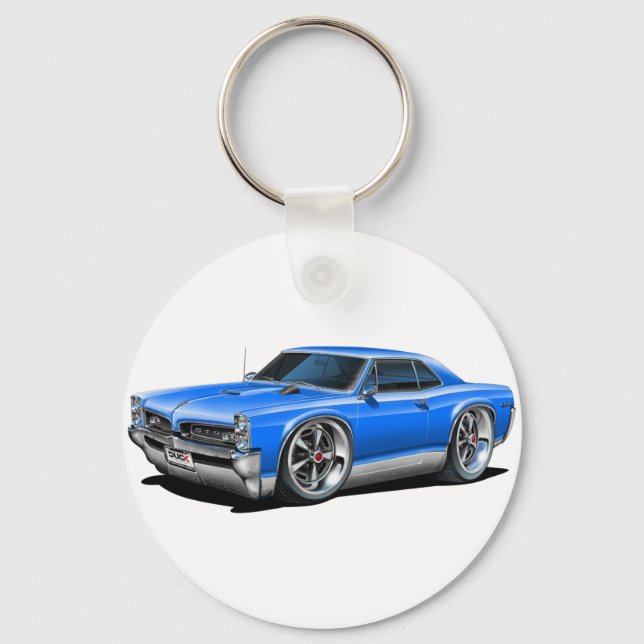 1966/67 GTO Blue Car Nyckelring (Framsida)
