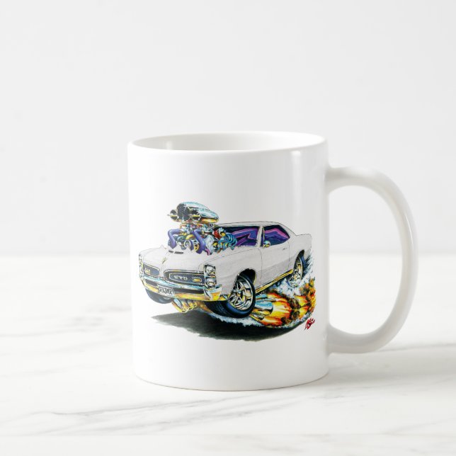 1966-67 GTO-vitbil Kaffemugg (Höger)