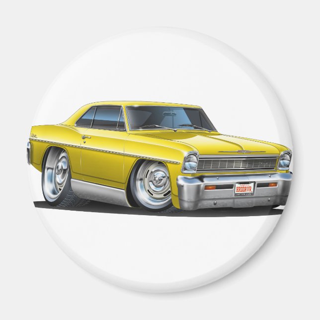1966-67 Nova Gult Car Magnet (Framsidan)
