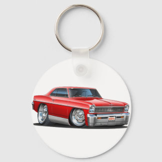 1966-67 Nova Red Car Nyckelring