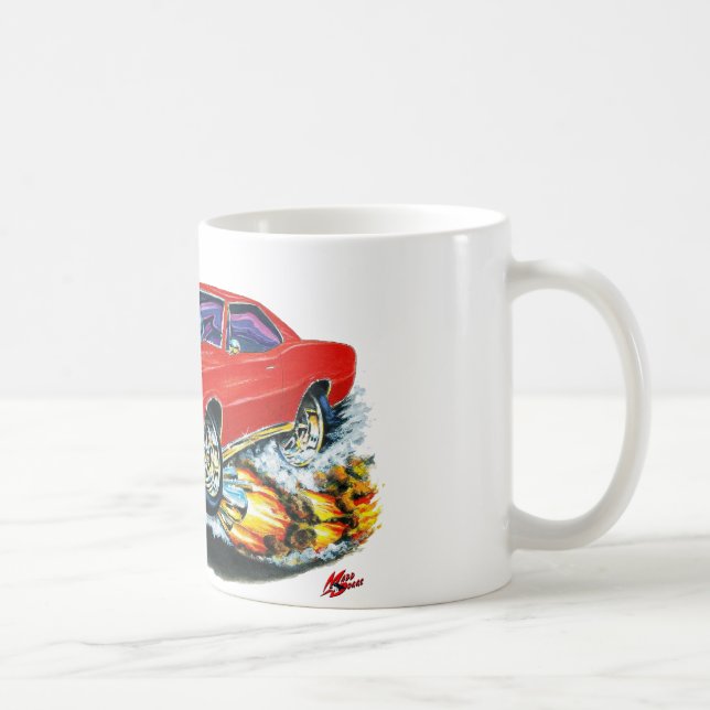 1966-67 röd bil för GTO Kaffemugg (Höger)