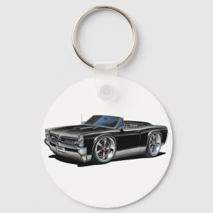 1966/67 svart cabriolet för GTO Nyckelring