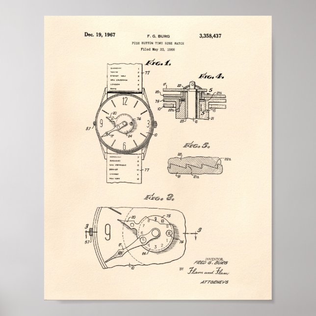 1966 års Patent Art - Gamla peper Poster (Framsidan)