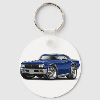 1966 Chevelle Mörk blått Car Nyckelring
