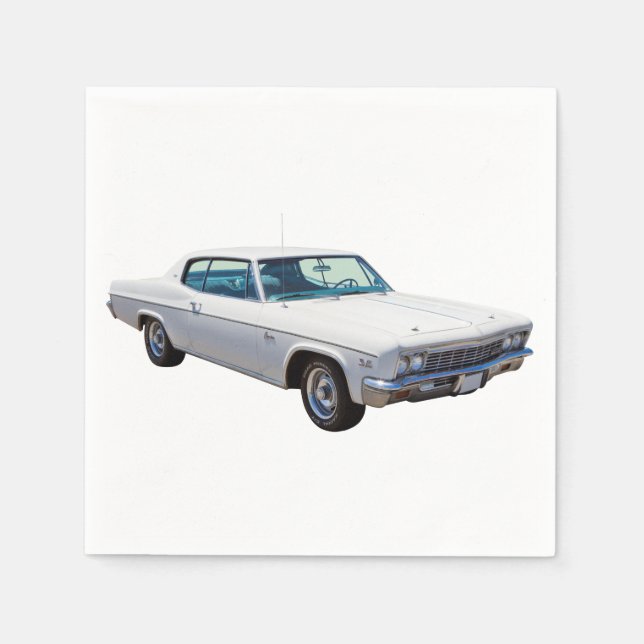 1966 Chevrolet Caprice 427 muskelbil Pappersservett (Framsidan)