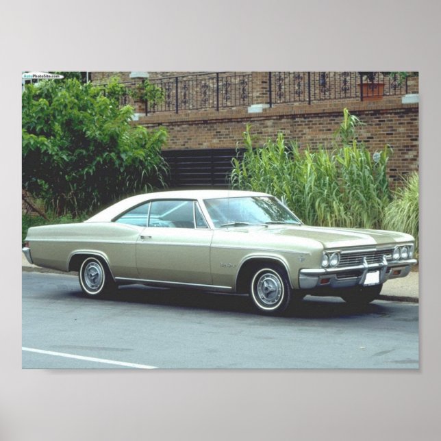 1966 Chevrolet Impala Toppen Sport Poster (Framsidan)