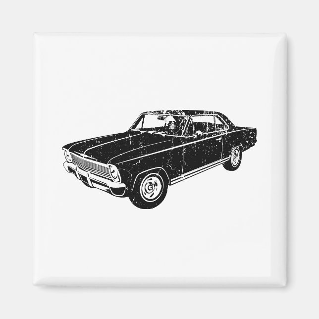 1966 Chevrolet Nova SS Magnet (Framsidan)