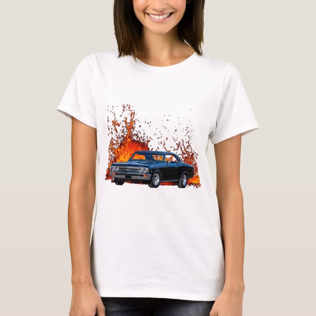 1966 Chevy Chevelle SS T Shirt (Framsida)