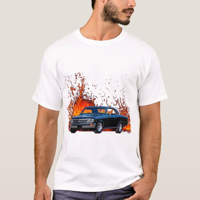 1966 Chevy Chevelle SS T Shirt (Framsida)