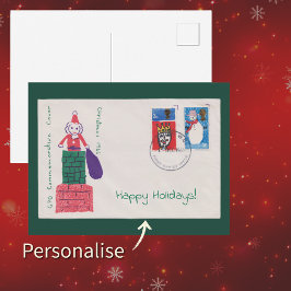 1966 Christmas First Day Cover | Antique Holiday Vykort