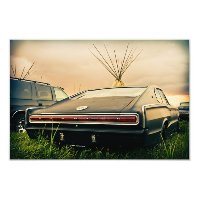 1966 Dodge Charger Fototryck (Framsidan)