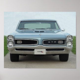 1966 GTO FRANT POSTER