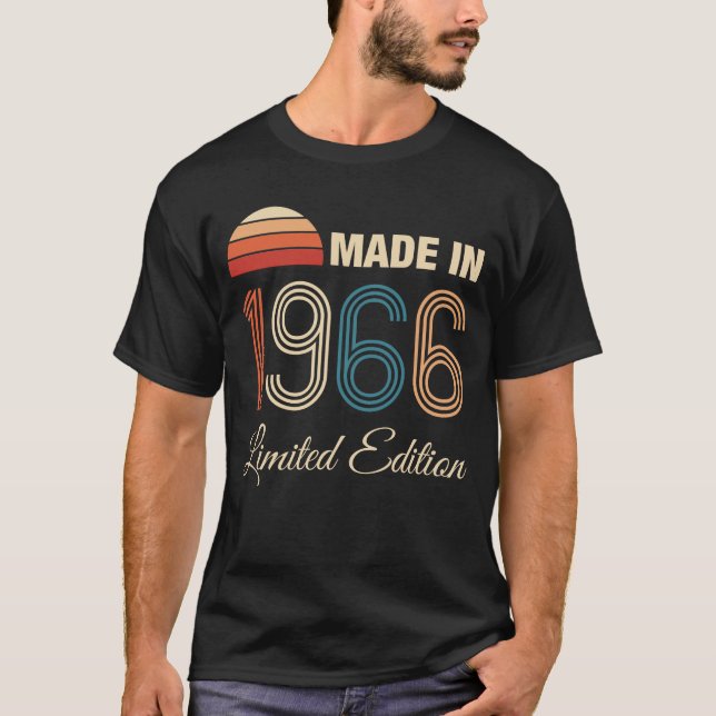 1966 Limited Edition 60-årsdag T Shirt (Framsida)