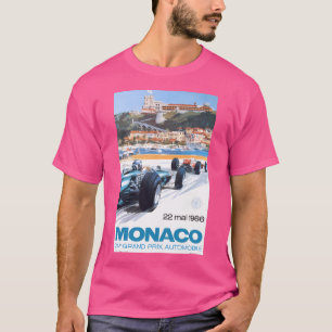 1966 Monaco Grand Prix-Tävla Poster T Shirt
