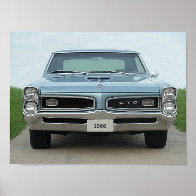 1966 PONTIAC GTO POSTER (Framsidan)