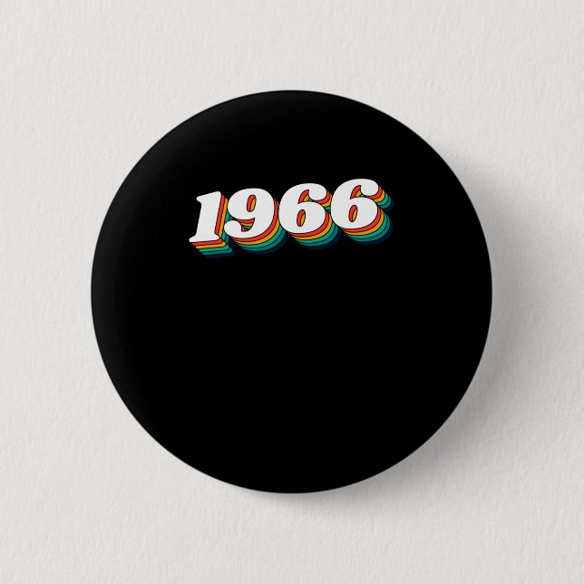 1966 Retro-etikett Knapp (Framsida)