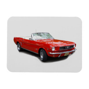 1966 Röd konvertibel magnet
