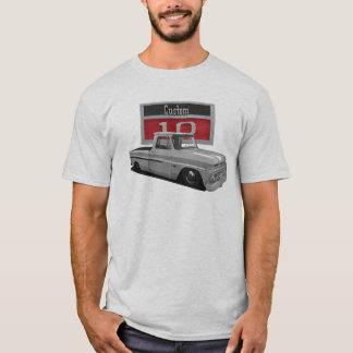 1966 Slammed Chevy C10 Lastbil T-Shirt