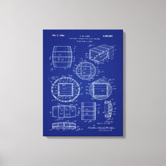 1966 Whiskey Container Art Canvastryck