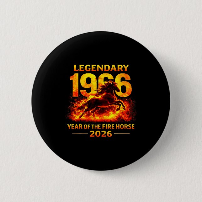 1966 Year Of The Fire Horse 60th Birthday Chinese  Knapp (Framsida)