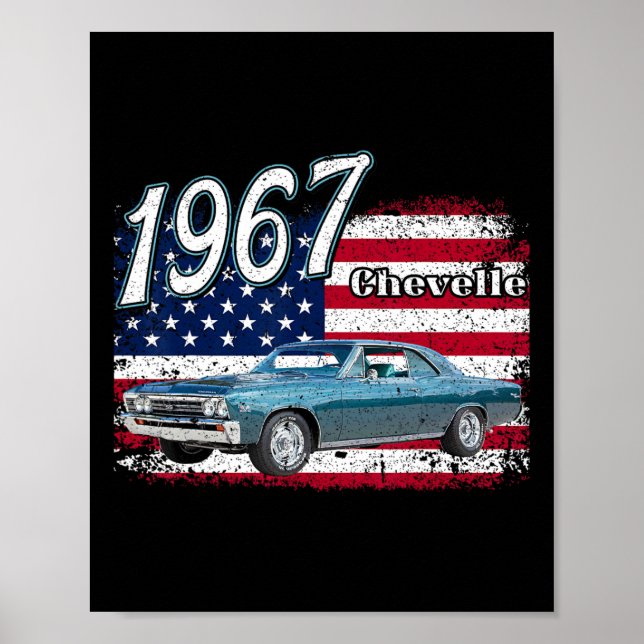 1967 67 Gtx 4:e juli Amerikanska Poster (Framsidan)