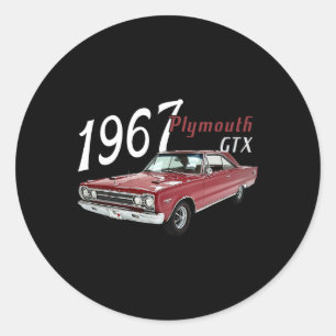 1967 67 Gtx 4:e juli Amerikanska Runt Klistermärke