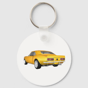 1967 Camaro SS: Avsluta gult: 3D-modell: Nyckelring