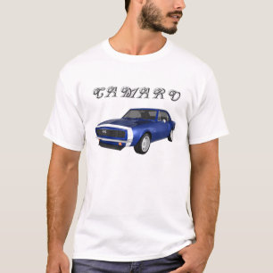 1967 Camaro SS: Blått Avsluta: 3D-modell: T-shirt
