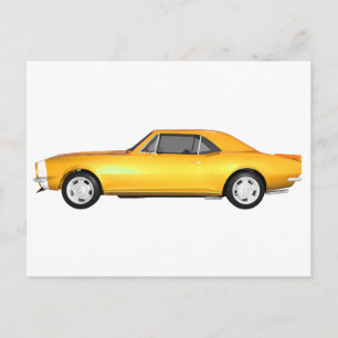 1967 Camaro SS: Gulten Avslutar: 3D-modell: Vykort