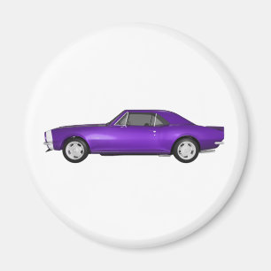 1967 Camaro SS: Lila Avslutar: 3D-modell: Magnet