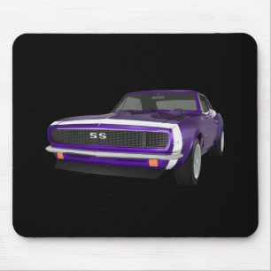 1967 Camaro SS: Lila Avslutar: 3D-modell: Musmatta