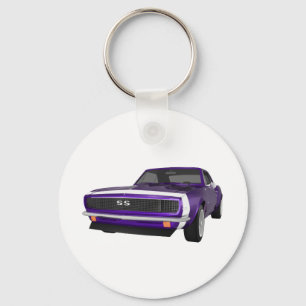 1967 Camaro SS: Lila Avslutar: 3D-modell: Nyckelring