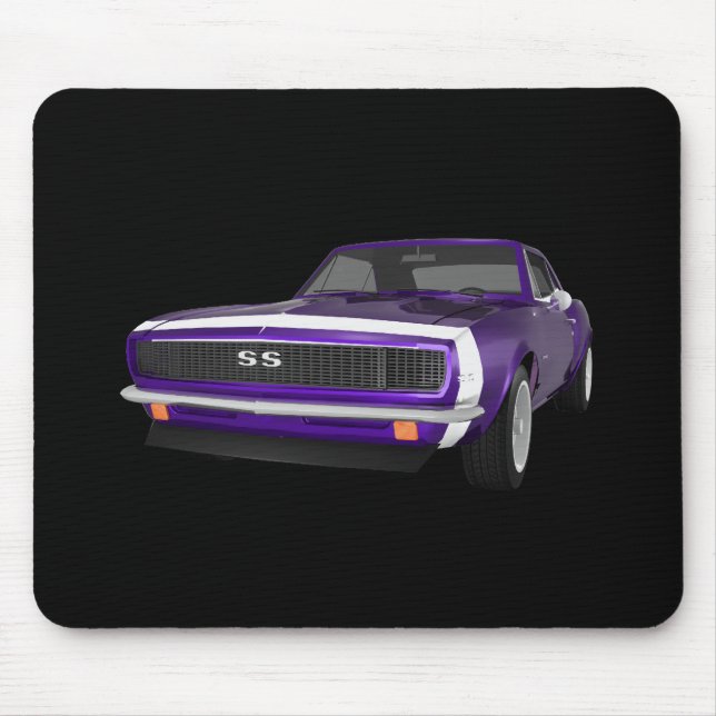 1967 Camaro SS: Lilan Avslutar 3D-modell: Musmatta (Framsidan)