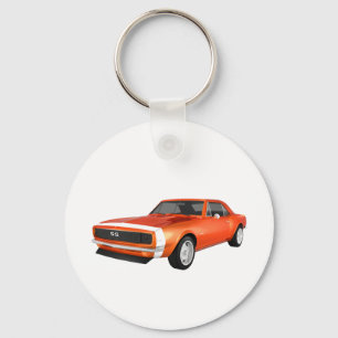 1967 Camaro SS: Orangen Avslutar: 3D-modell: Nyckelring