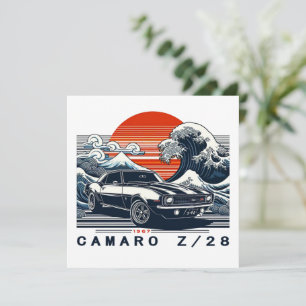 1967 Camaro Z28 Julkort