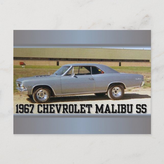 1967 CHEV SS VYKORT (Framsida)